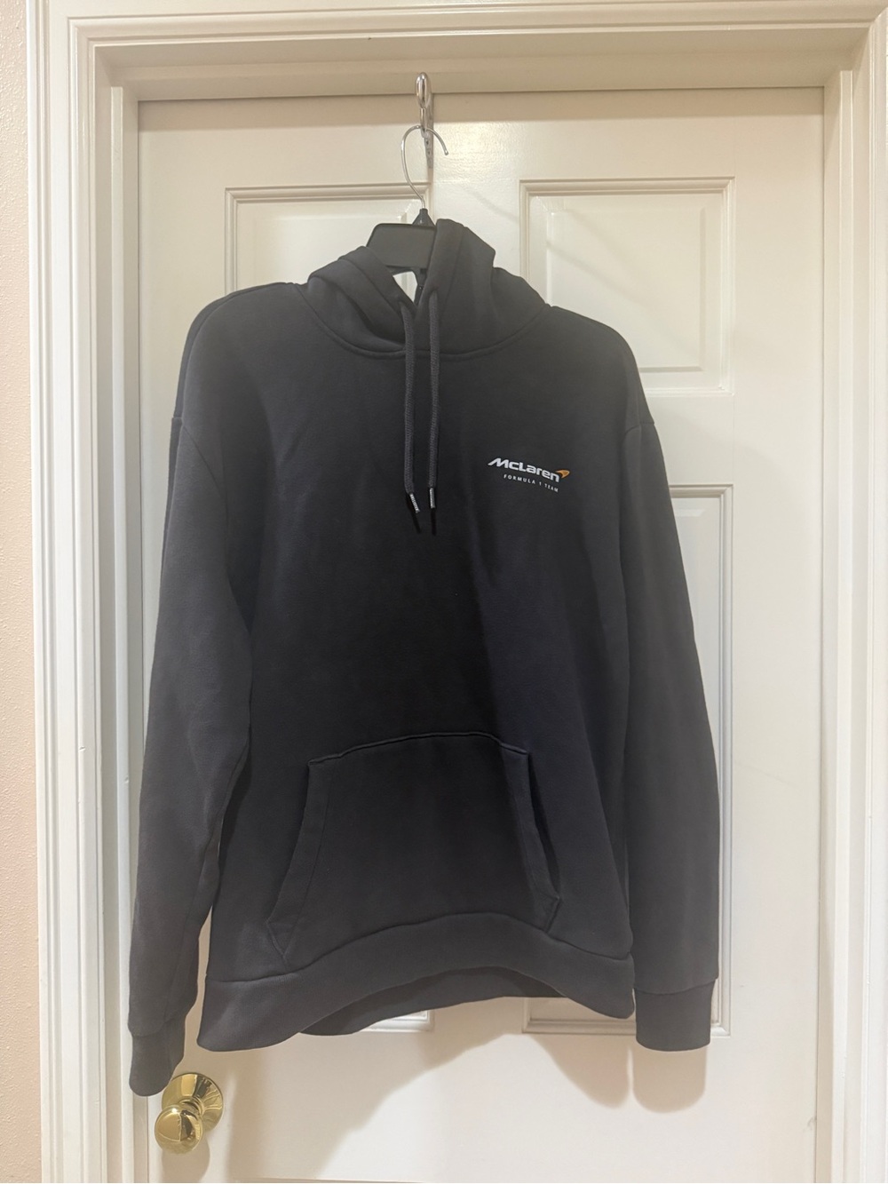 abercrombie kids Black Pullover Hoodie with Small Logo